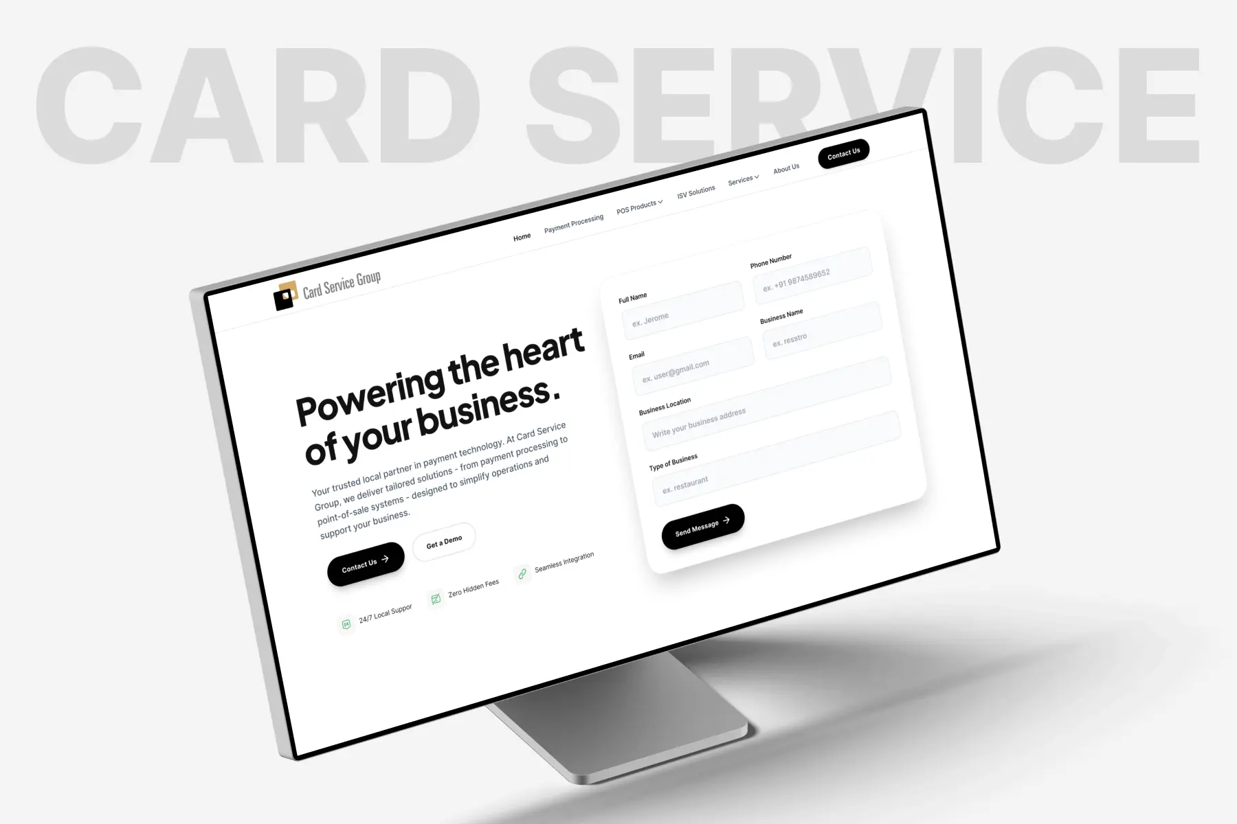 Payment Processing Website