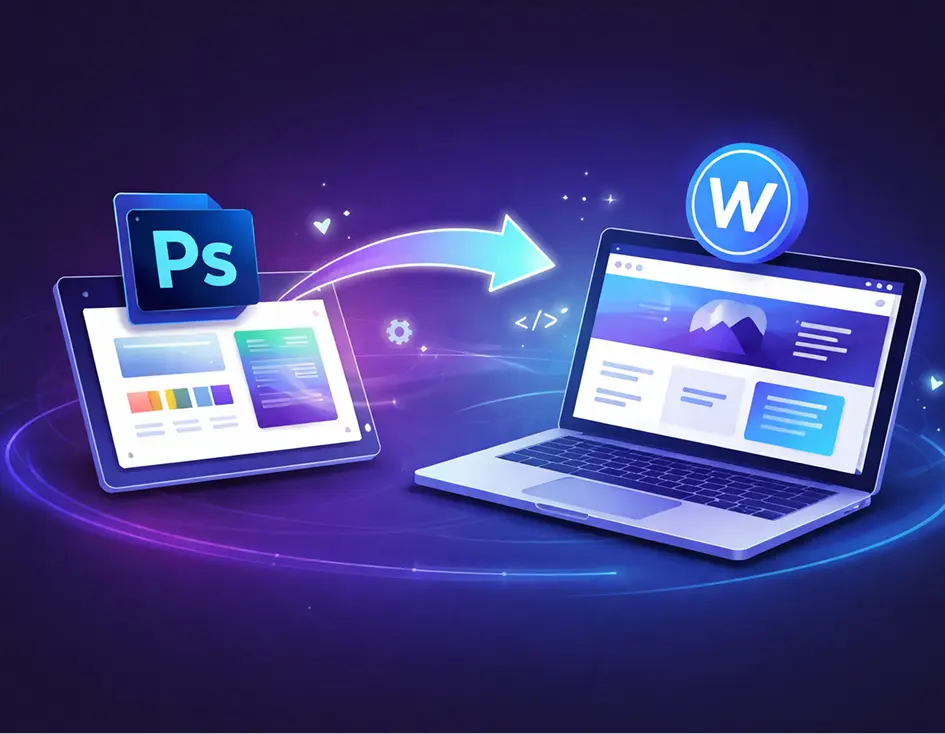 PSD to webflow