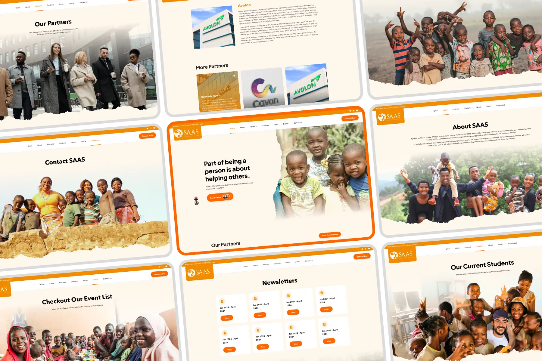 Sponsor an African Scholar's website