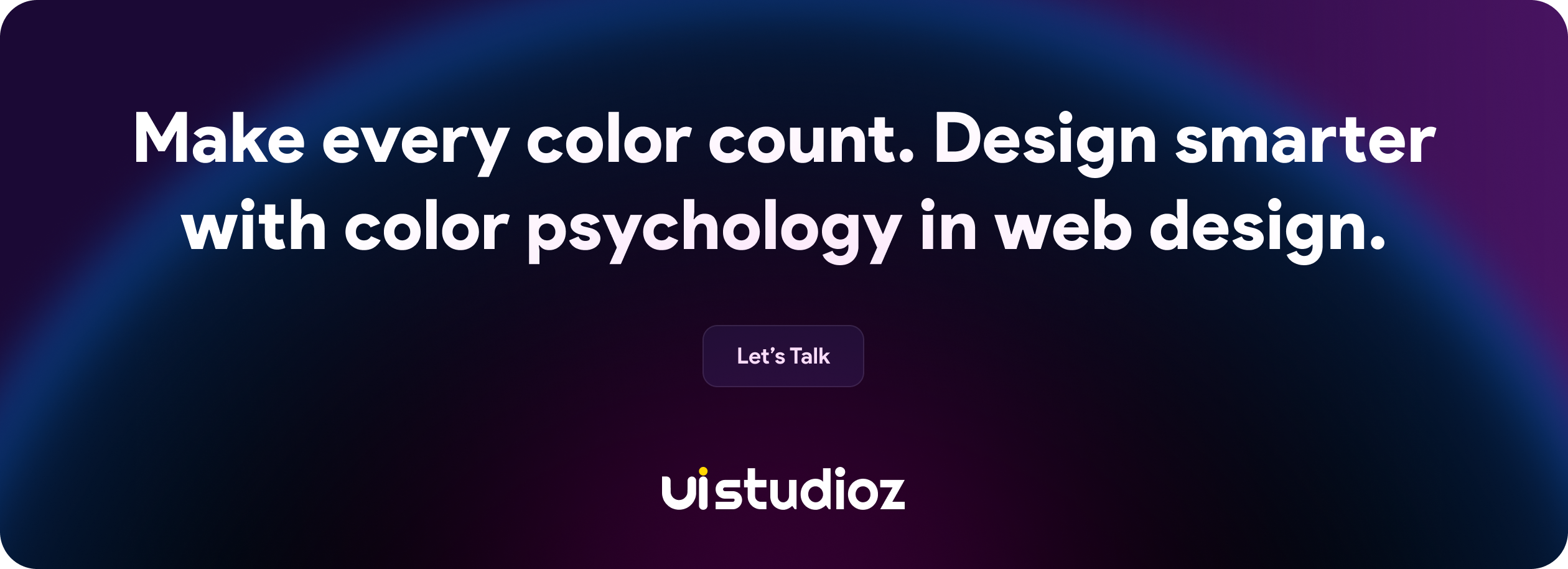 Make every color count. Design smarter with color psychology in web design.