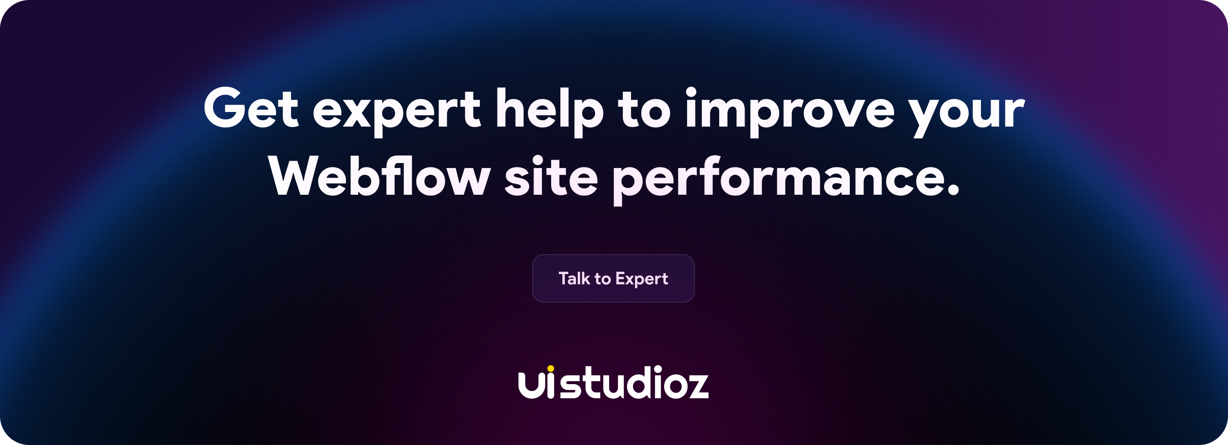Get expert help to improve your Webflow site performance