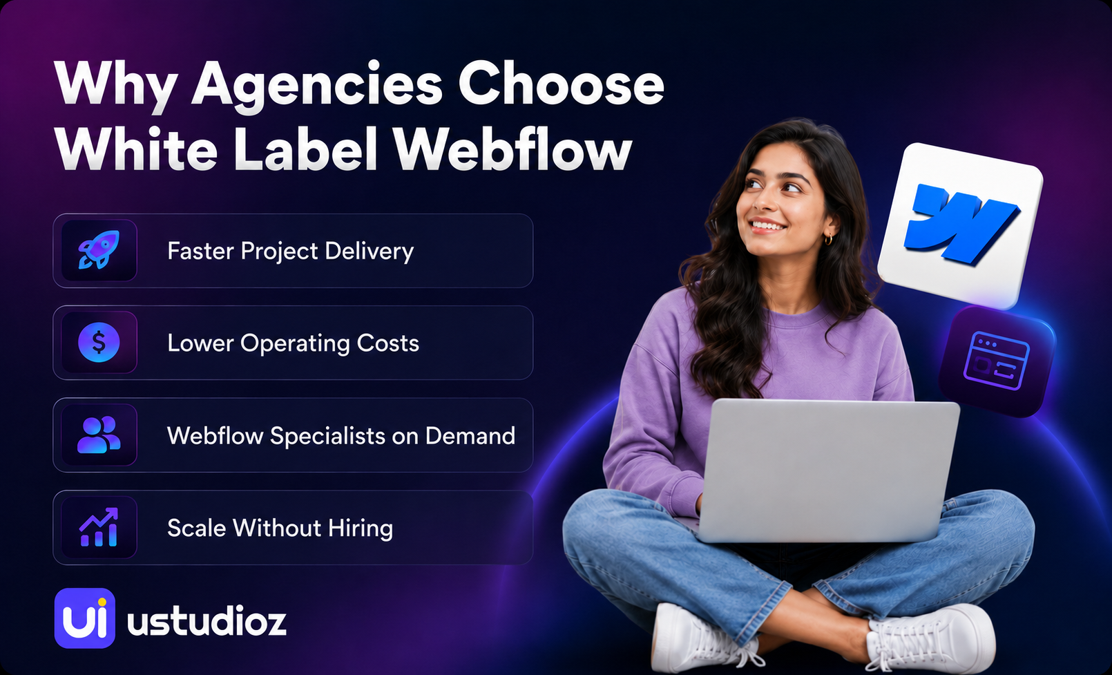 Why agencies choose white label Webflow development for faster growth
