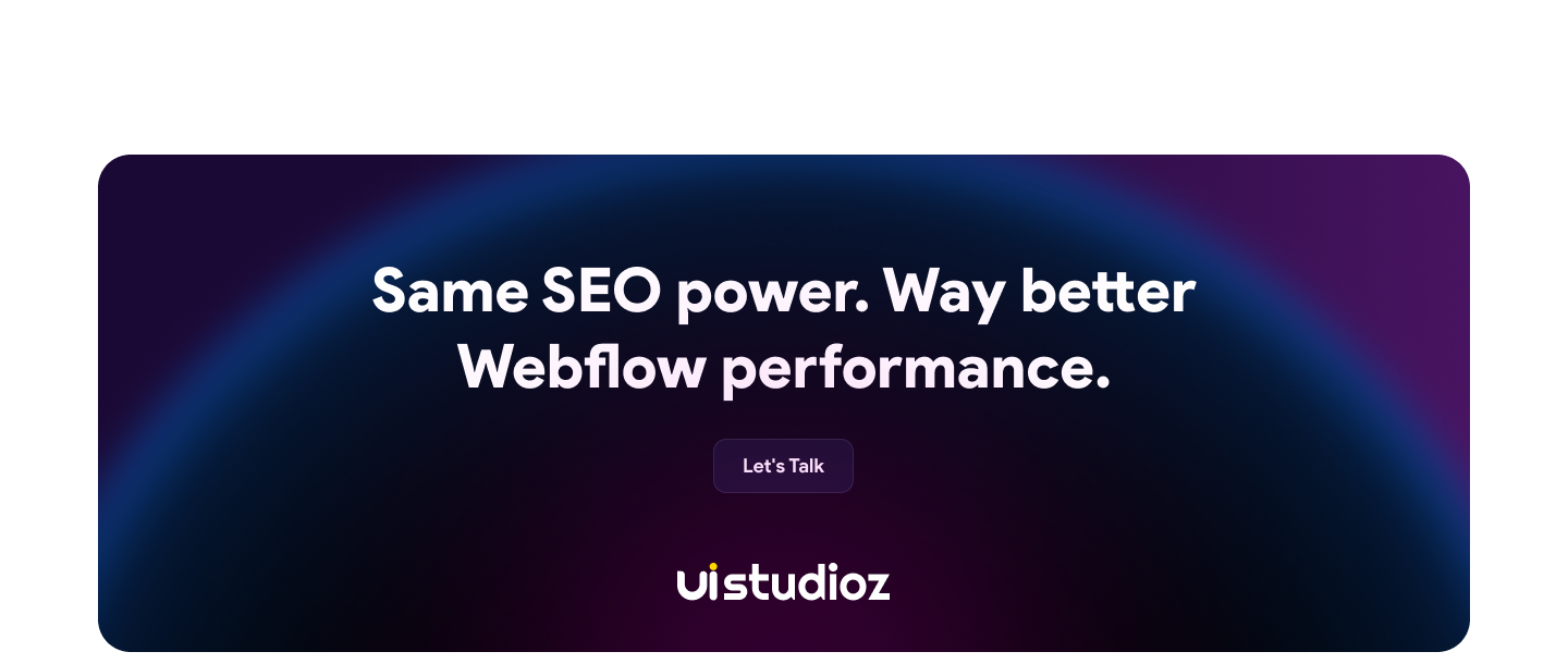 Webflow migration SEO performance