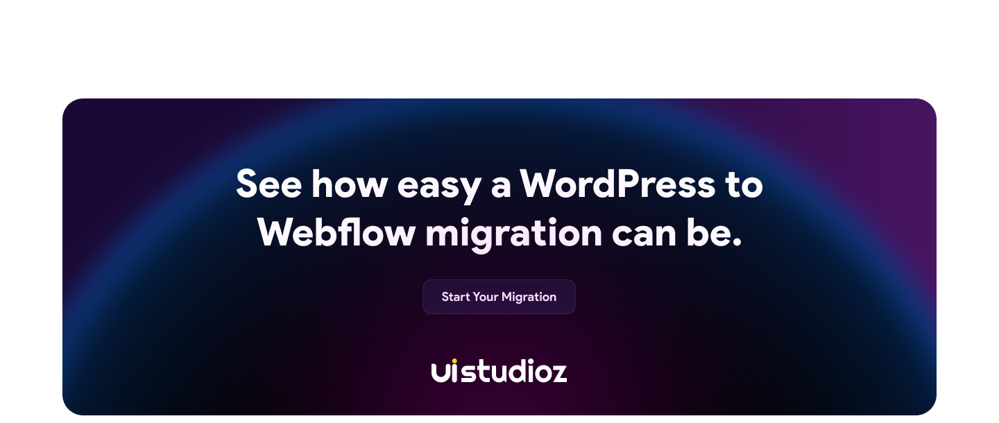 Easy WordPress to Webflow migration process