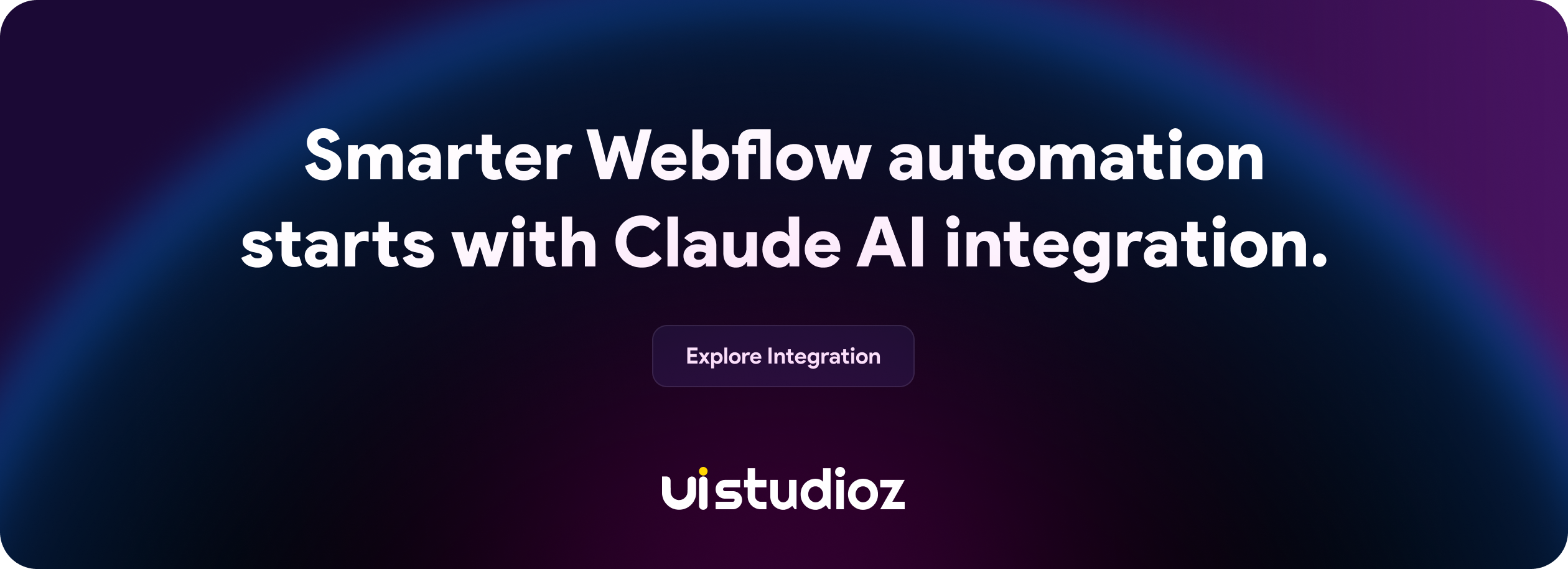 Smarter Webflow automation starts with Claude AI integration.