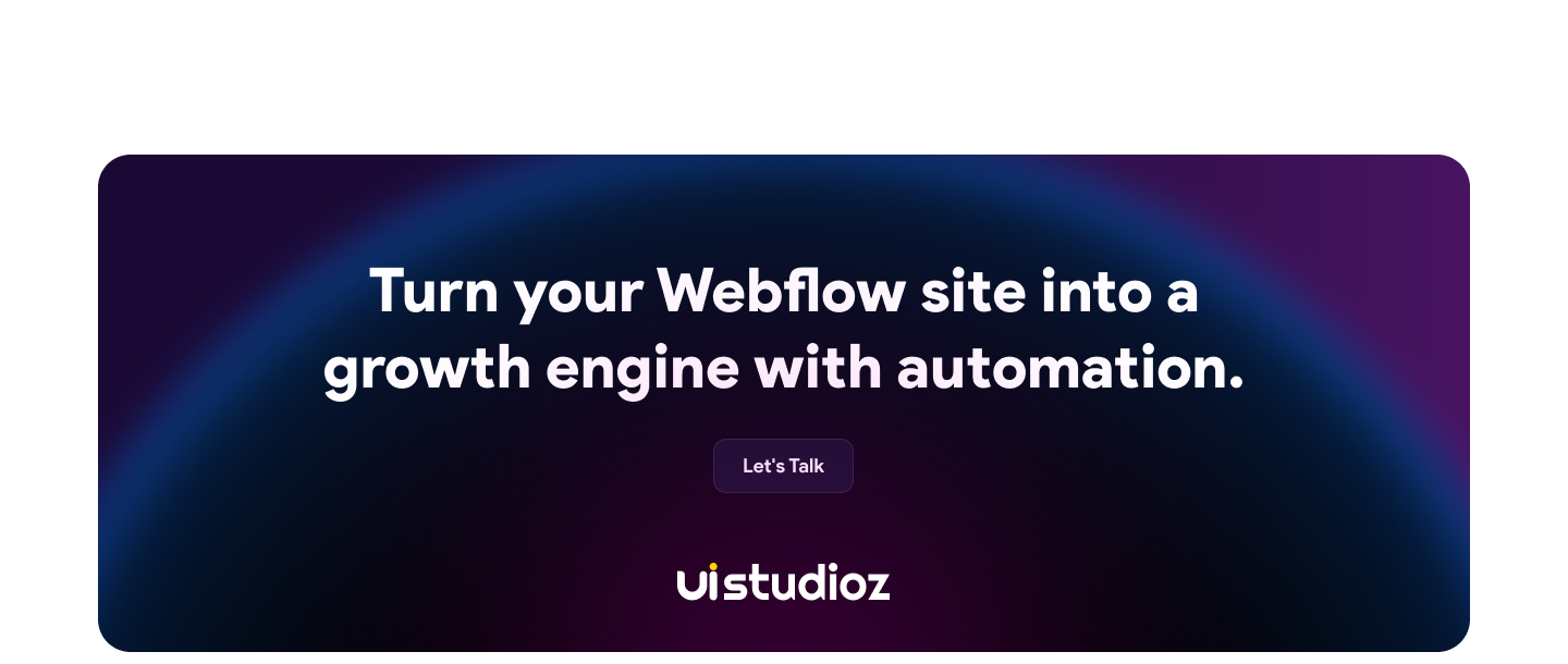 Webflow automation services to turn your website into a growth engine