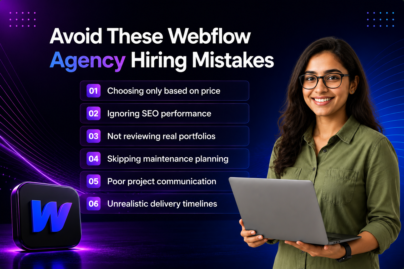 Best Webflow Agencies in the USA – Webflow agency hiring mistakes to avoid
