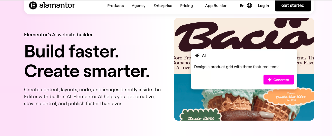 Elementor AI - AI website builder