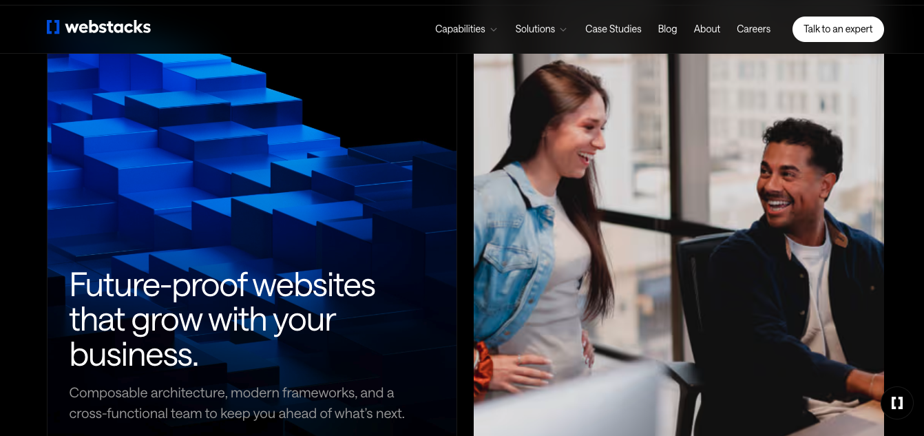 Webstacks - Webflow agency homepage
