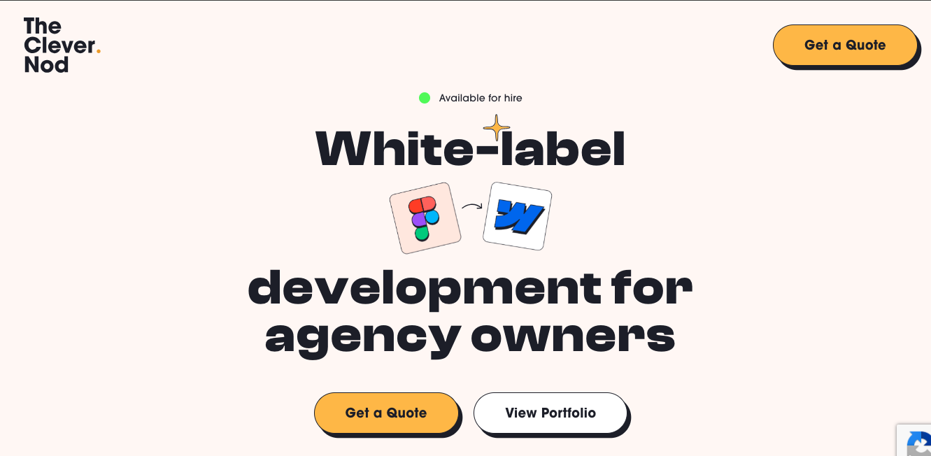 The Clever Nod - Flow Sparrow - top Webflow agency in Canada
