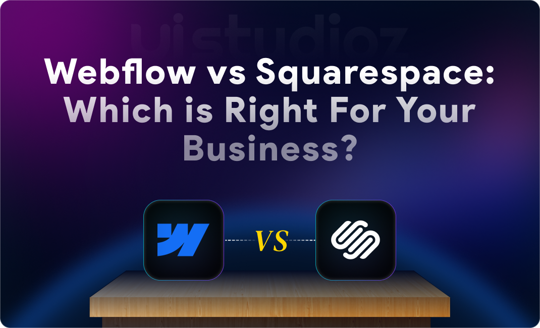 Webflow vs Squarespace comparison for businesses and designers
