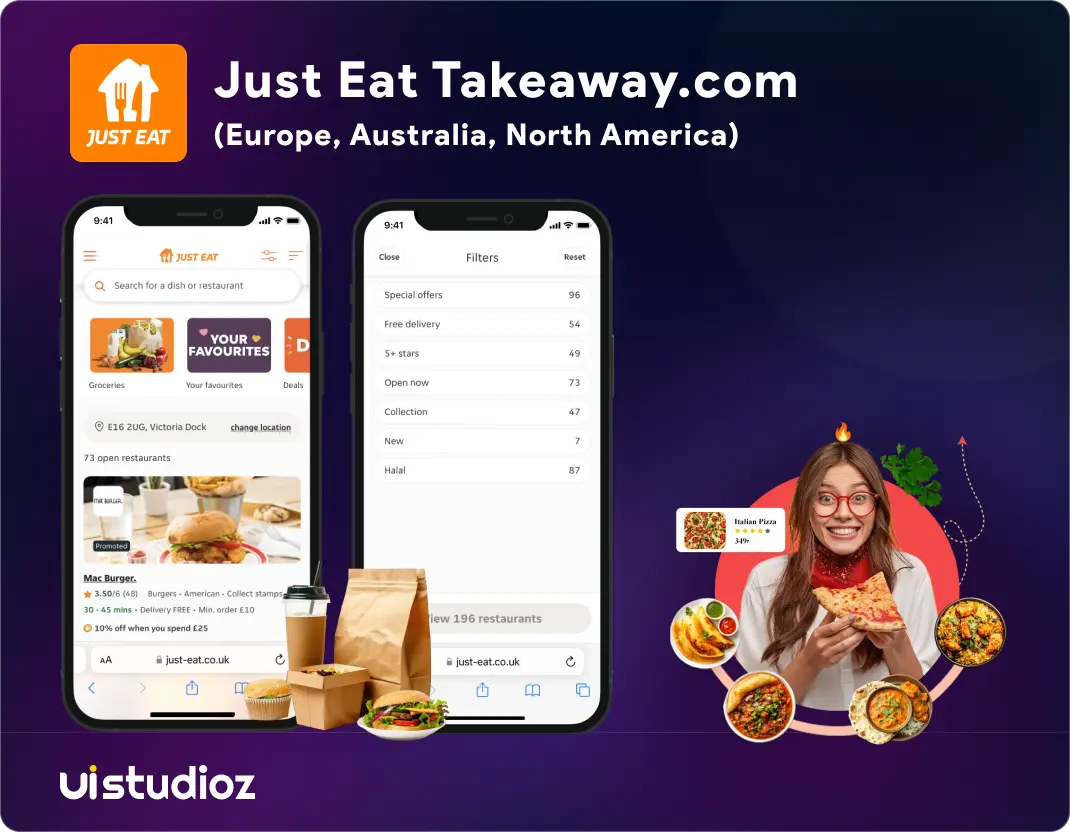 Just Eat Takeaway.com App UI:UX Design