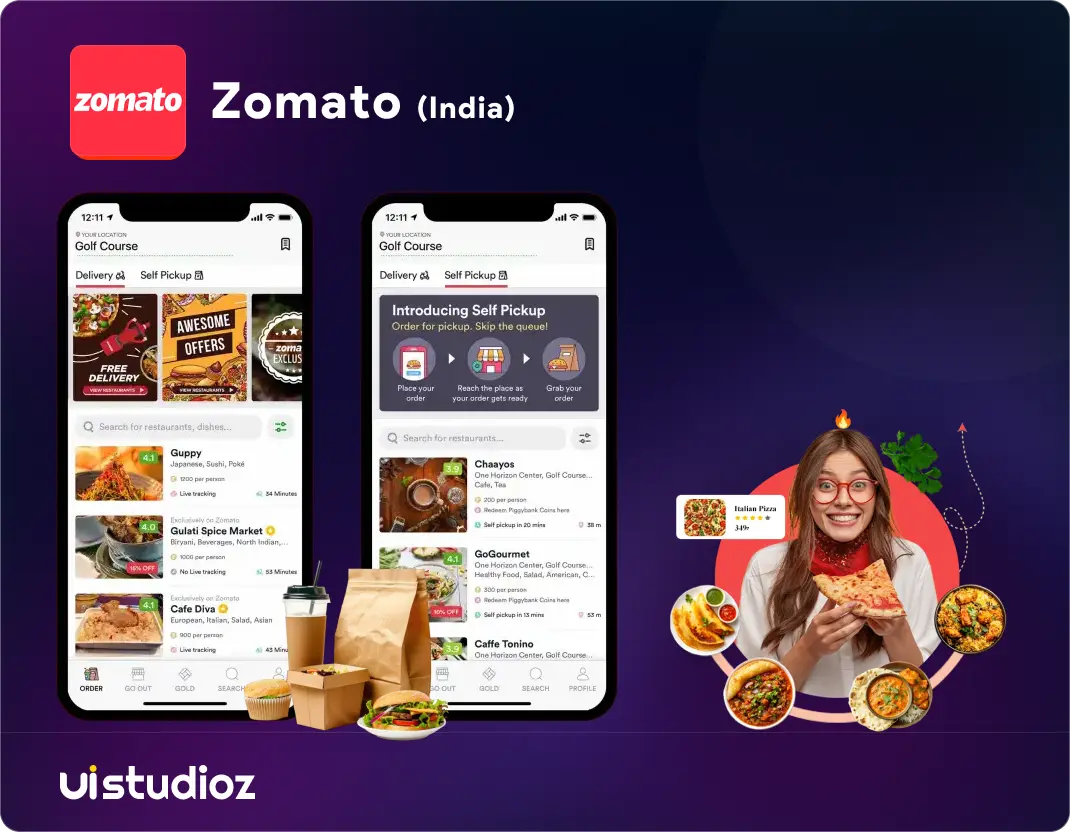Zomato App UI:UX Design